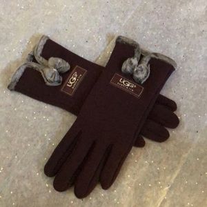 NEW❣️ purple bow tie gloves